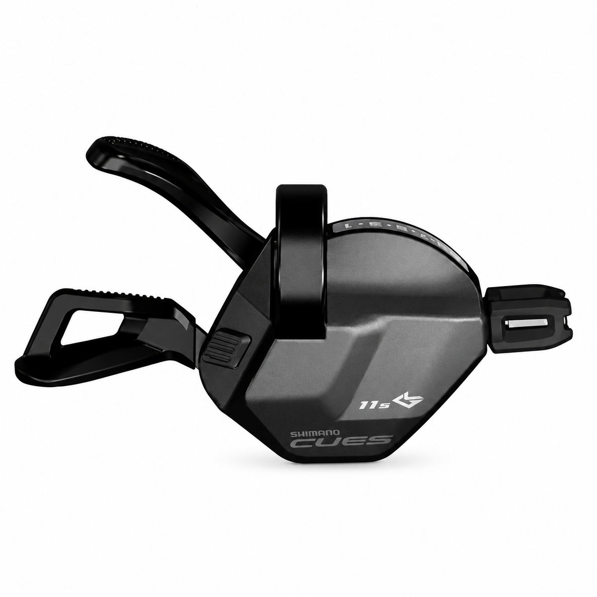 Commande de Vitesse Droite SHIMANO CUES 11v SL-U8000-R Indicateur — vue du produit sur fond blanc