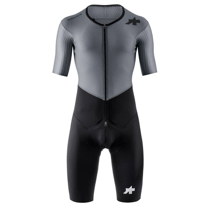 Combinaison ASSOS EQUIPE RS LE HOUDINI S11 Gris/Noir — fond blanc, 2000 x 2000