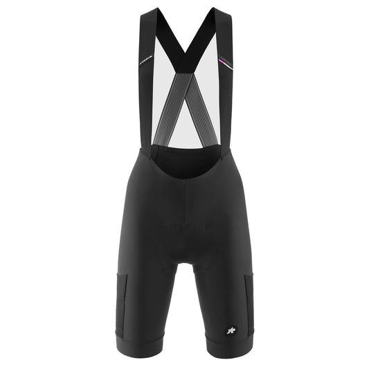 Cuissard Court à Bretelles ASSOS TACTICA KIESKAFER T5 GRAVEL Femme Noir — fond blanc, 2000 x 2000