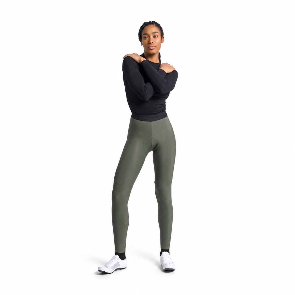 Cuissard Long SPORTFUL PULSE Femme Vert — fond blanc, 2000 x 2000