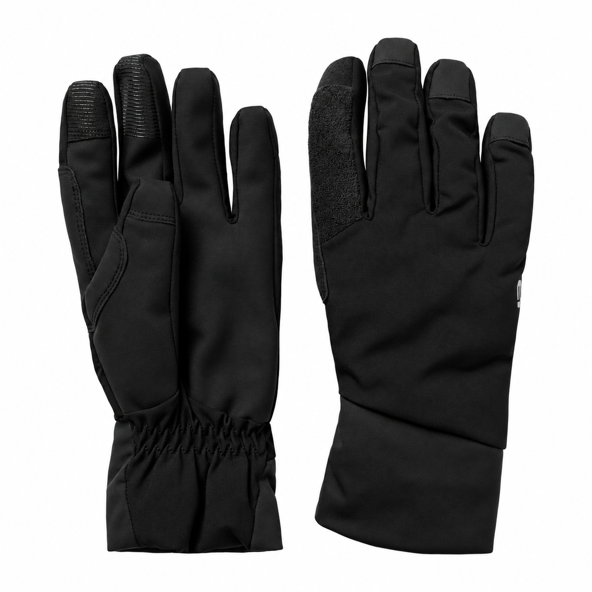 Gants ENDURA LOOP WATERPROOF noir sur fond blanc