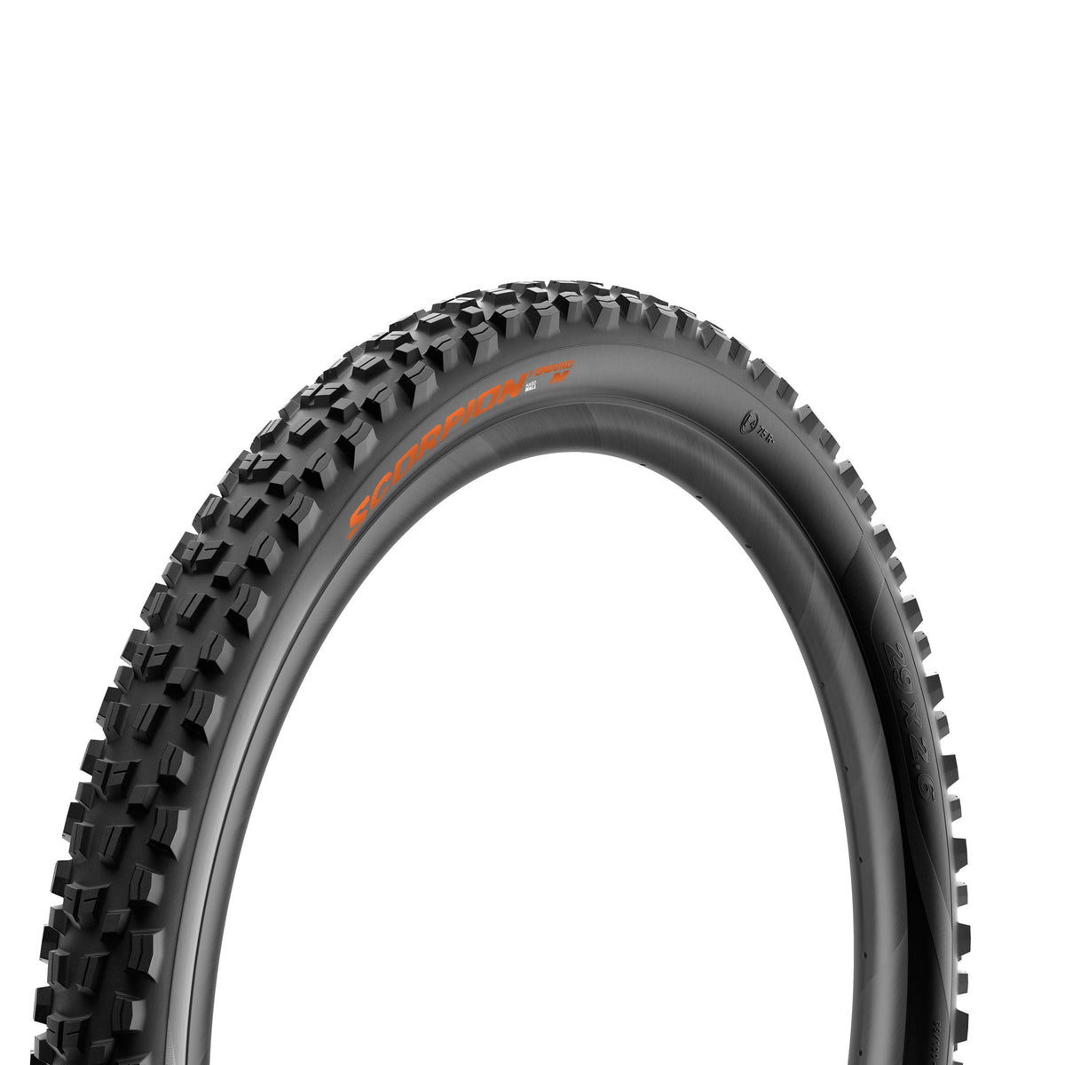 Pneu PIRELLI SCORPION ENDURO M COLOUR EDITION 29x2.40 HardWall Tubeless Ready Souple Noir/Orange