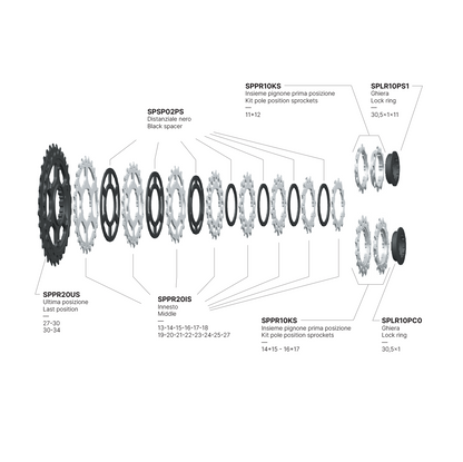 Cassette 12V MICHE PRIMATO K12 Shimano