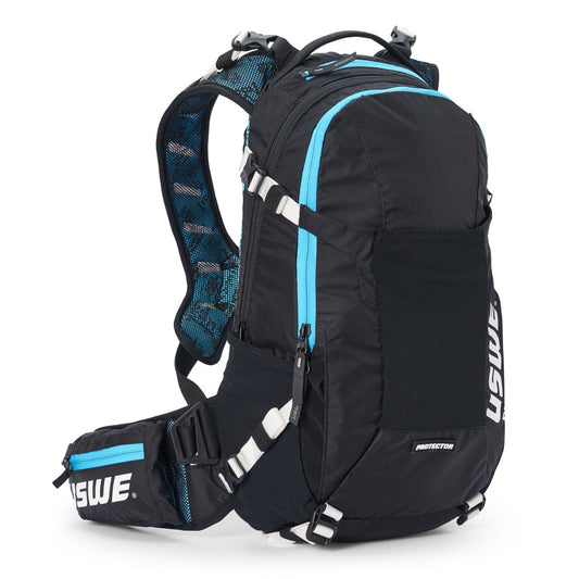 Sac à Dos avec Dorsale Intégrée USWE FLOW 16 L Noir/Bleu