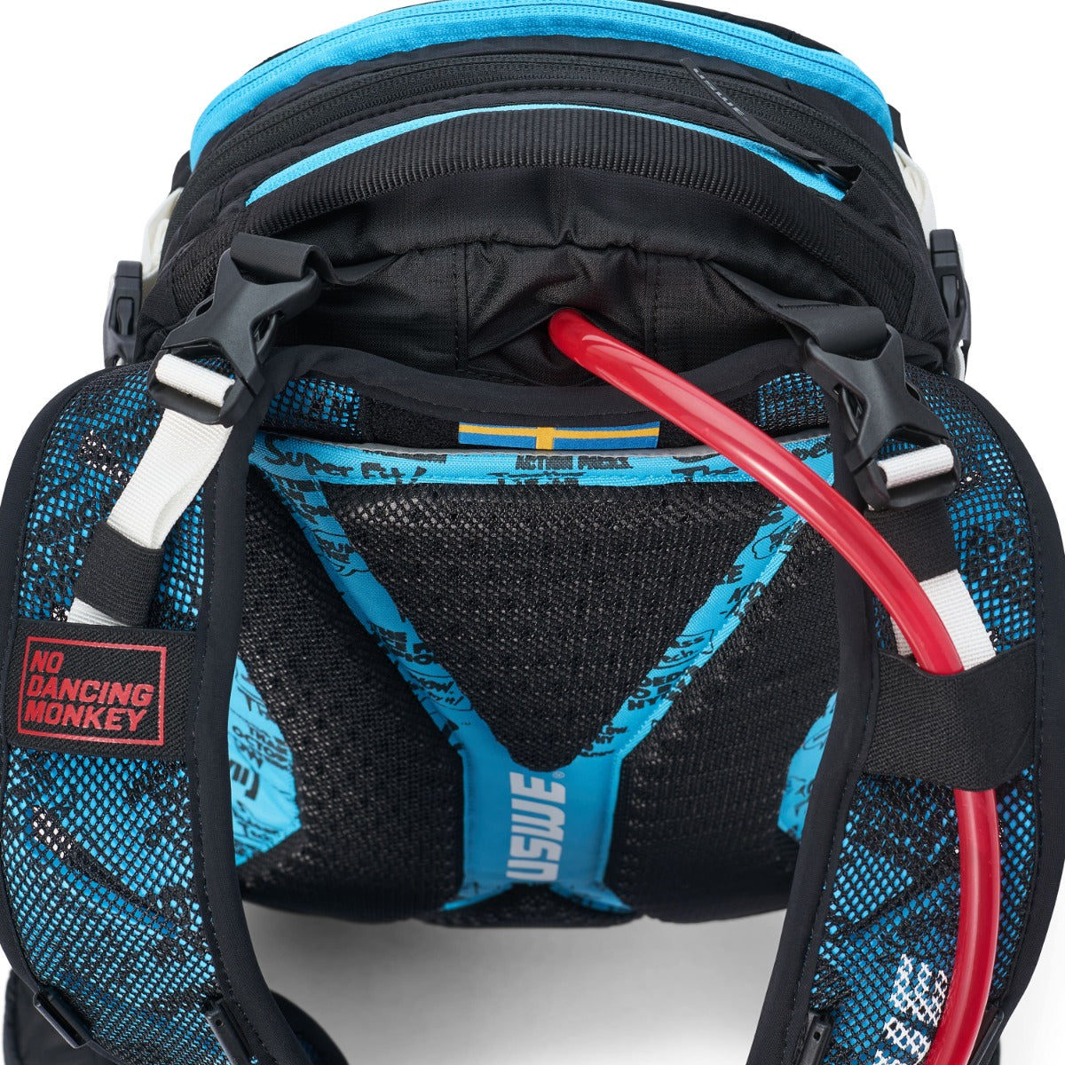 Sac à Dos avec Dorsale Intégrée USWE FLOW 16 L Noir/Bleu