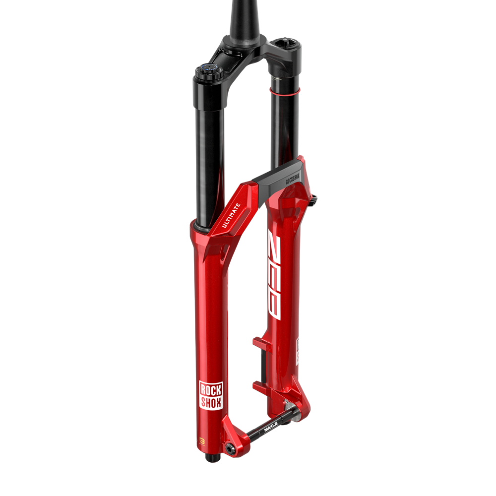 Fourche ROCKSHOX ZEB ULTIMATE CHARGER 3.2 RC2 27.5" LINEAR XL Conique Axe 15x110mm Boost Rouge