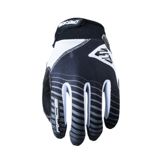 Gants FIVE BMX RACE Junior Noir/Blanc