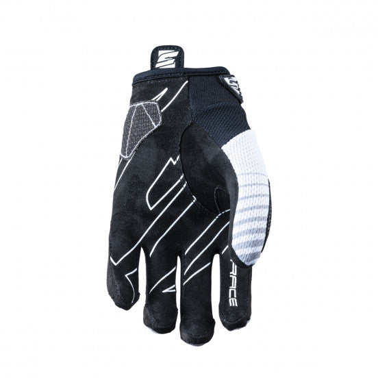 Gants FIVE BMX RACE Junior Noir/Blanc