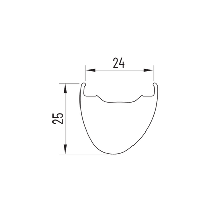 Paire de Roues MICHE GRAFF Tubeless Ready (Center Lock)