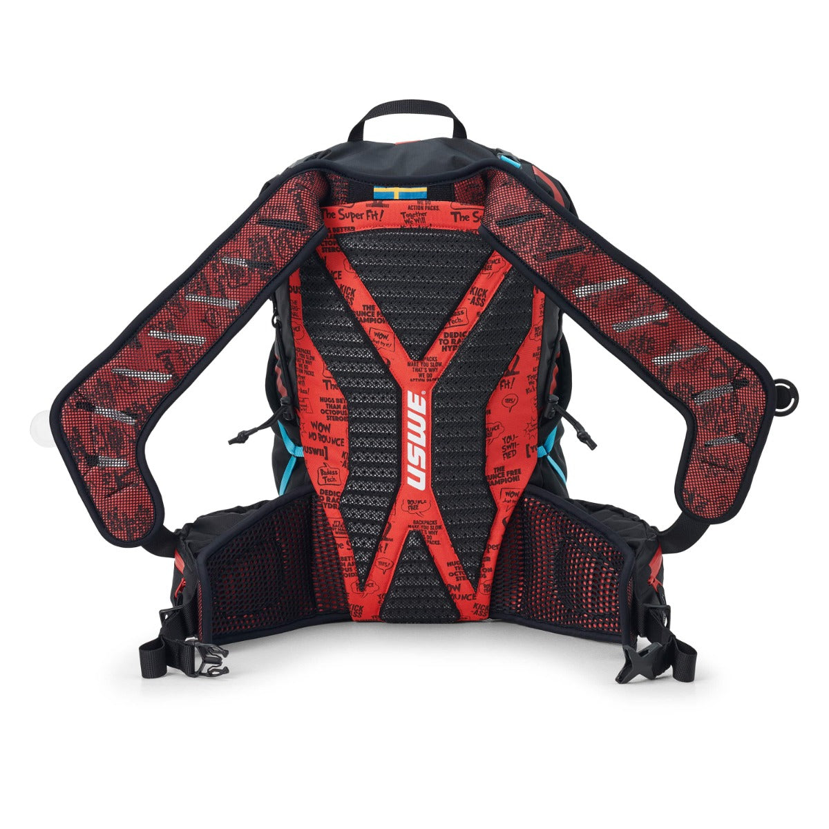 Sac à Dos USWE HAJKER 18 L Noir/Rouge