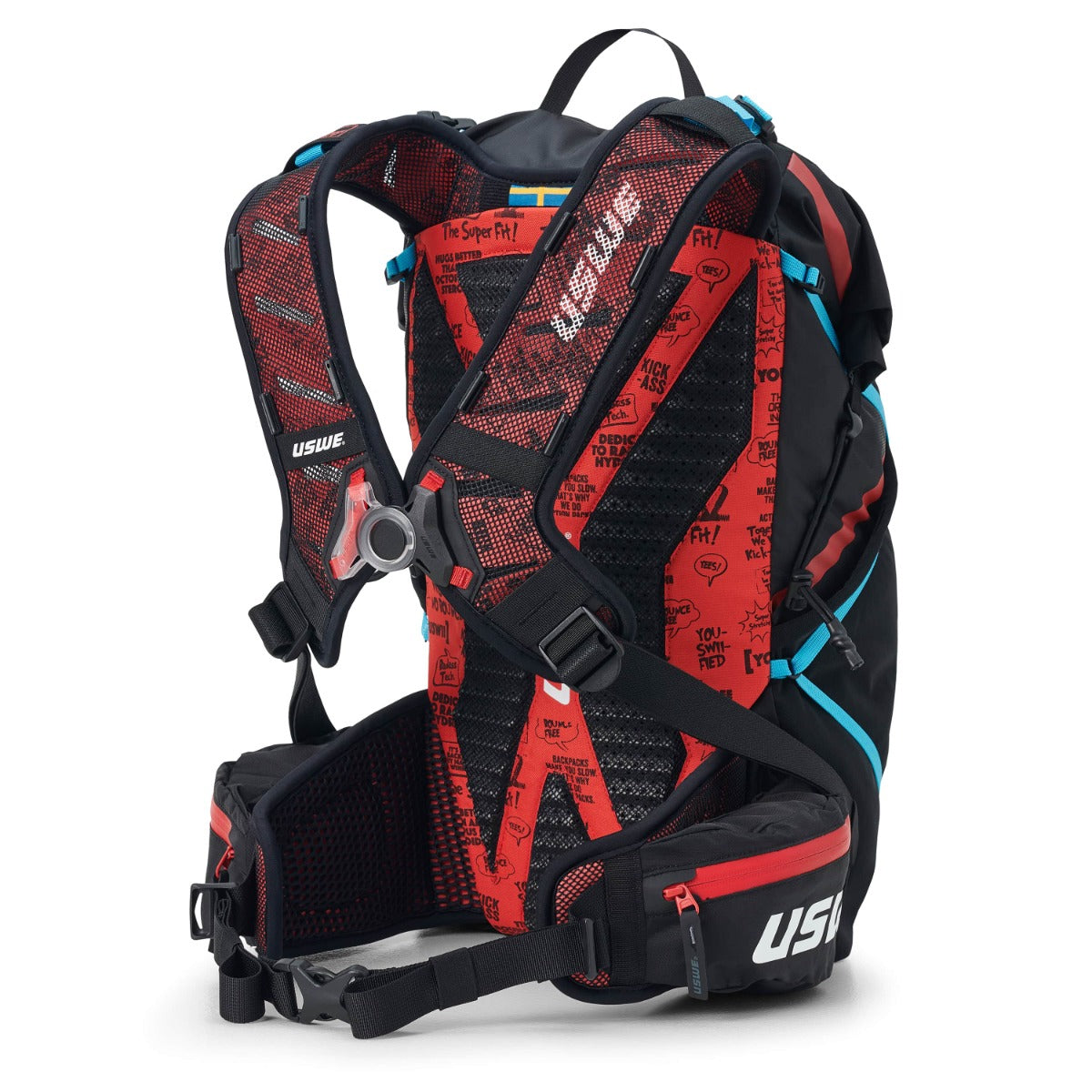 Sac à Dos USWE HAJKER 18 L Noir/Rouge