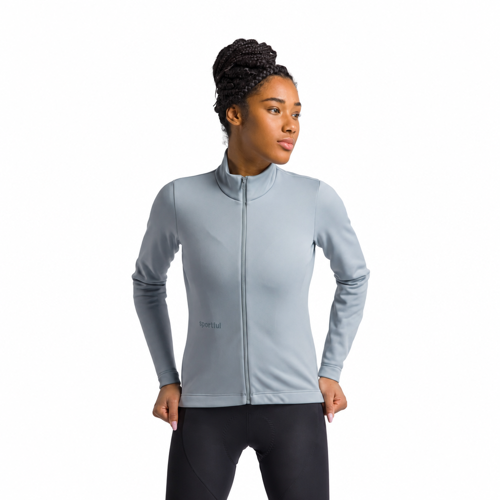 Veste SPORTFUL CLASSIC 2 Femme Gris, face sur fond blanc
