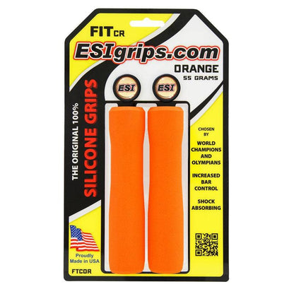 Grips ESI FIT CR (CHUNKY/RACER'S EDGE COMBO) 130 mm Orange