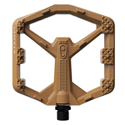Pédales Plates CRANKBROTHERS STAMP 0 Large Marron