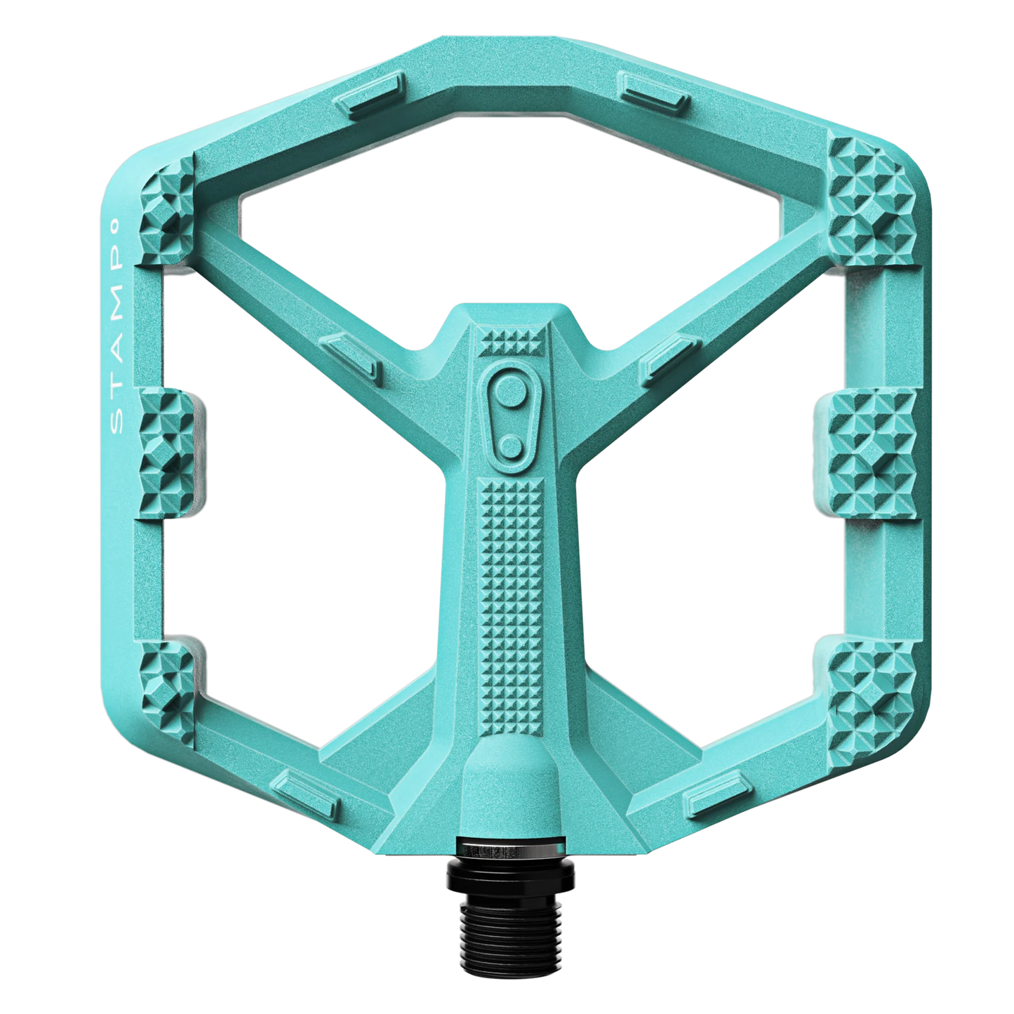 Pédales Plates CRANKBROTHERS STAMP 0 Large Turquoise