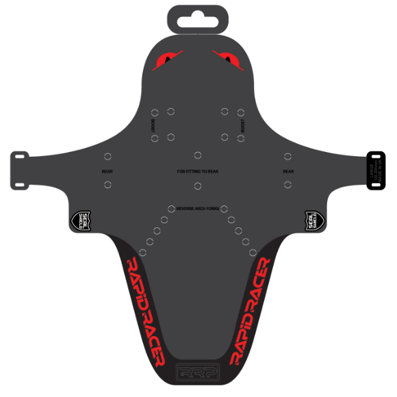 Garde-boue RRP EnduroGuard Standard (fourche 80 à 120mm) Noir/Rouge