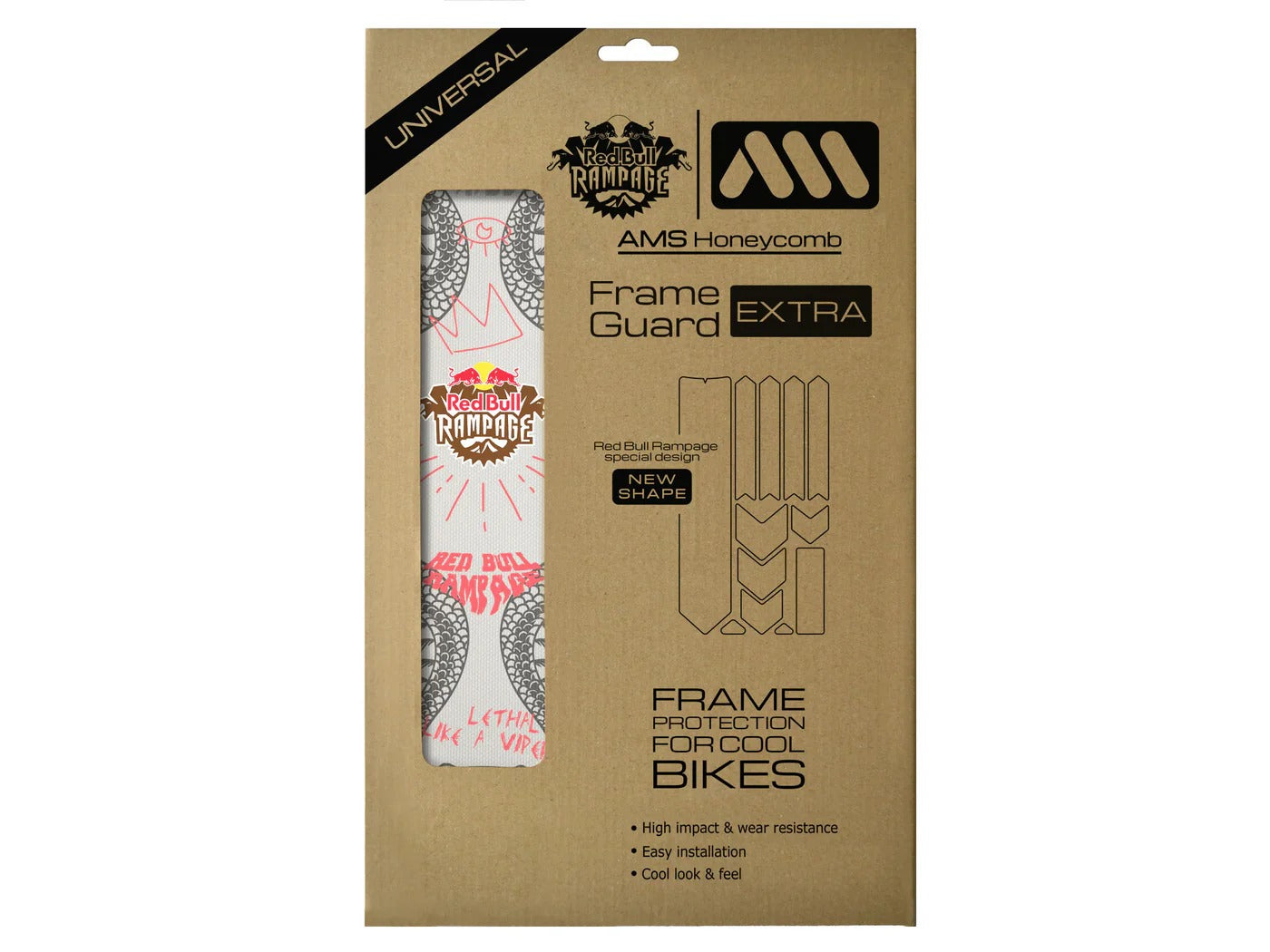 Protection Adhésive pour Cadre ALL MOUNTAIN STYLE EXTRA Red Bull Rampage Freeride Gris