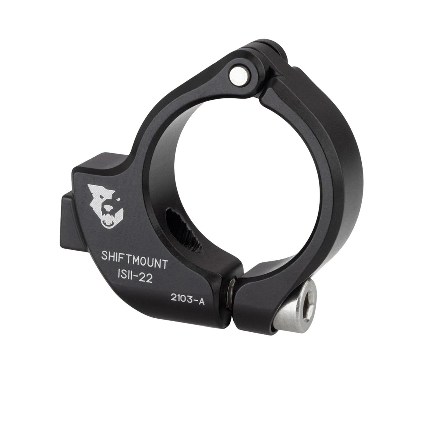 Adaptateur de Fixation WOLF TOOTH ShiftMount ISEV- 22 Shimano I-SPEC II Shifter > Cintre 22 mm