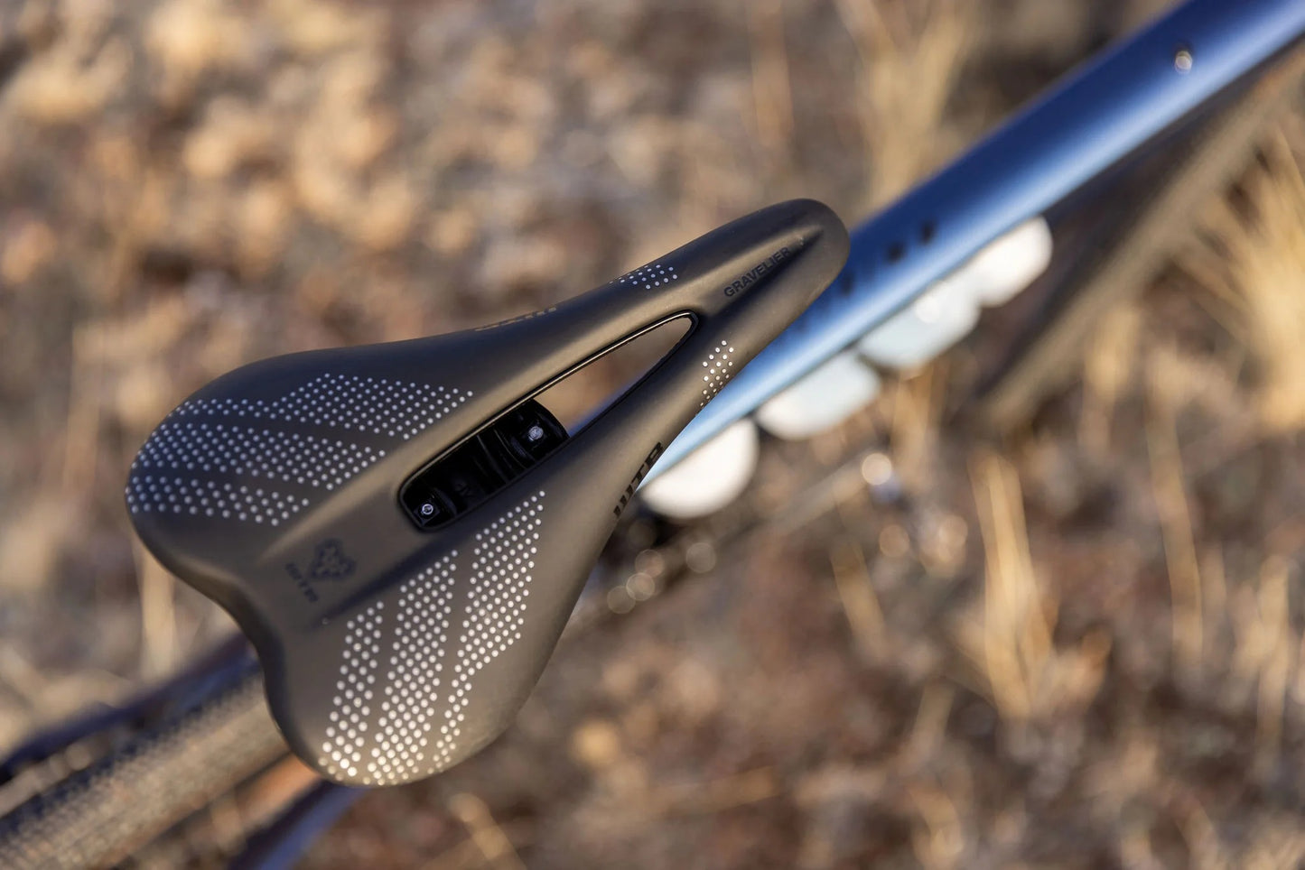 Selle WTB GRAVELIER Medium 140mm Rails Cr-Mo Noir