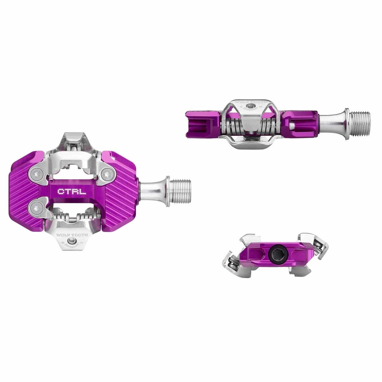 Pédales WOLF TOOTH CTRL TRAIL Clipless Violet