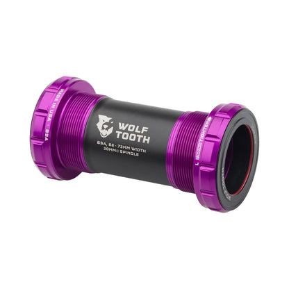 Boitier de Pédalier WOLFTOOTH BSA 24mm Ultraviolet Purple