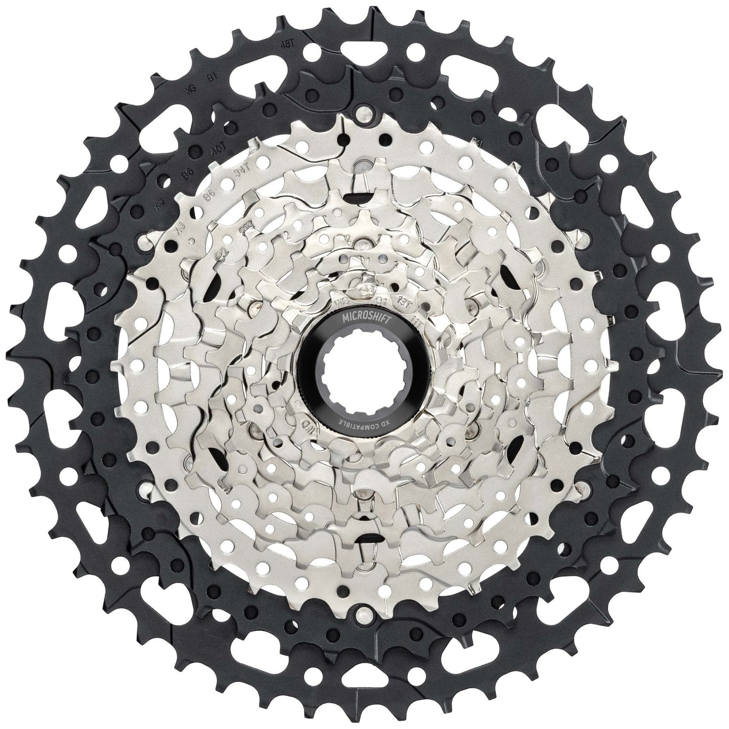 Cassette 10V MICROSHIFT ADVENT MX Black G-Series
