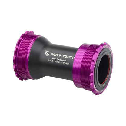 Boitier de Pédalier WOLFTOOTH T47i Interne 24mm Purple