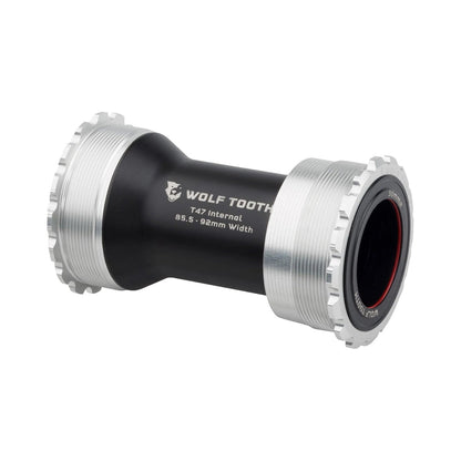 Boitier de Pédalier WOLFTOOTH T47i Interne 24mm Raw Silver