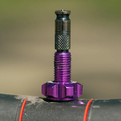 Lot de 2 Valves Tubeless WOLF TOOTH CLIK VALVE Ultraviolet Purple