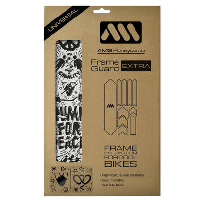 Protection Adhésive pour Cadre ALL MOUNTAIN STYLE EXTRA Pump for Peace Noir