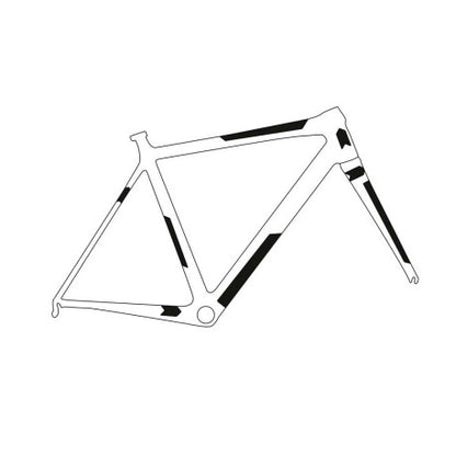 Protection Adhésive pour Cadre ALL MOUNTAIN STYLE EXTRA Gravel/Route Sterrato Noir