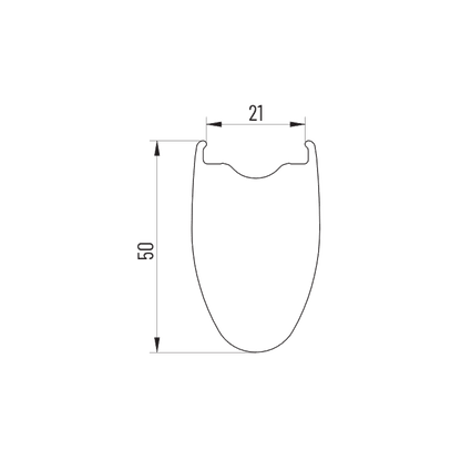 Paire de Roues MICHE KLEOS RD 50 Tubeless Ready (Center Lock)