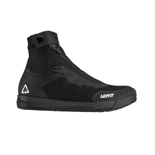 Chaussures VTT HIVER LEATT HYDRADRI 7.0 FLAT PEDALS Noir — profil extérieur