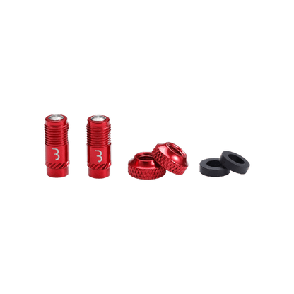 Embouts de Valves BBB CORE CAP Rouge (x2)