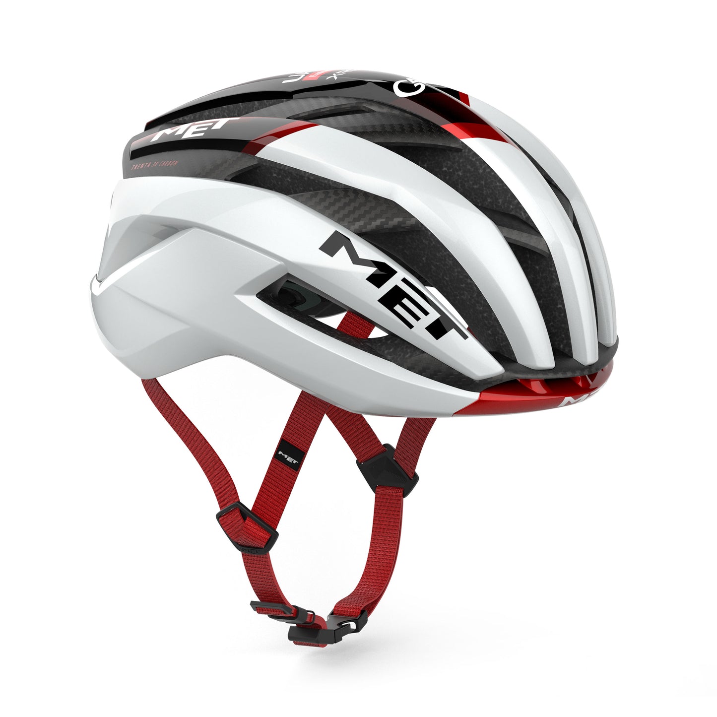 Casque MET TRENTA 3K CARBON MIPS UAE TEAM EMIRATES XRG 2026 Blanc