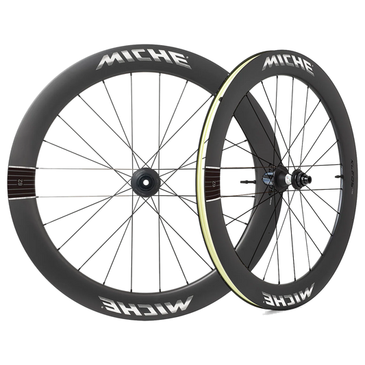 Paire de Roues MICHE KLEOS RD DX62 Tubeless Ready (Center Lock) Team Edition