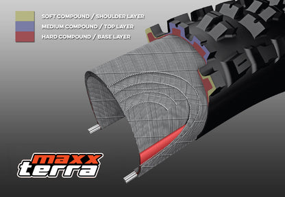 Pneu MAXXIS MINION DHF 29x2.60 Exo MaxxTerra Tubeless Ready Souple