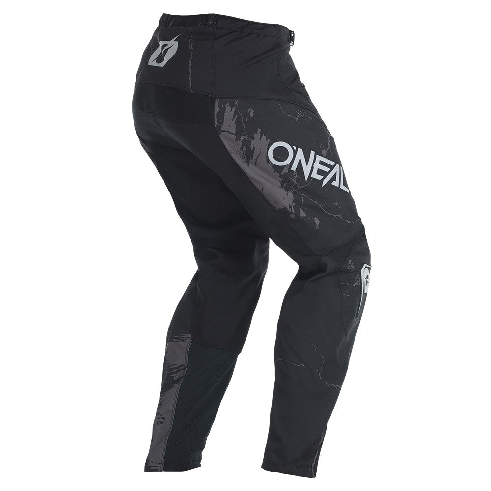 Pantalon O'NEAL ELEMENT ACID V.27 Noir/Gris - vue de dos