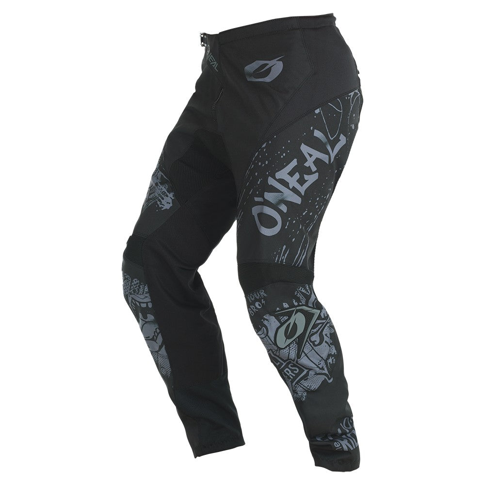 Pantalon O'NEAL ELEMENT RANCID Noir/Gris - vue face