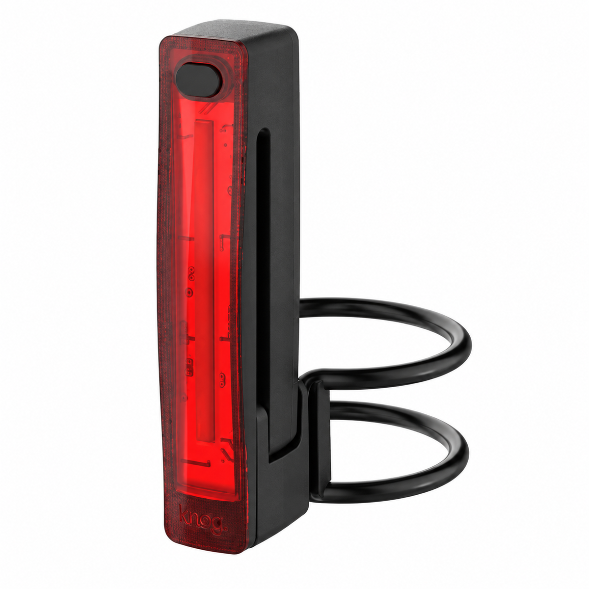 Éclairage Arrière KNOG PLUS REAR 20 Lumens Noir — vue produit sur fond blanc