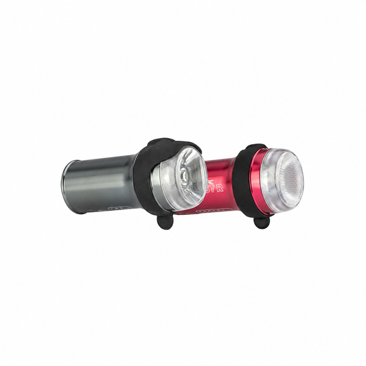 Éclairage Avant et Arrière EXPOSURE LIGHTS BOOST DB/BOOST-R REAKT — vue produit sur fond blanc