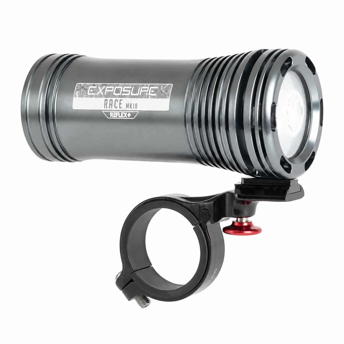 Éclairage Avant EXPOSURE LIGHTS RACE MK18 — vue produit sur fond blanc