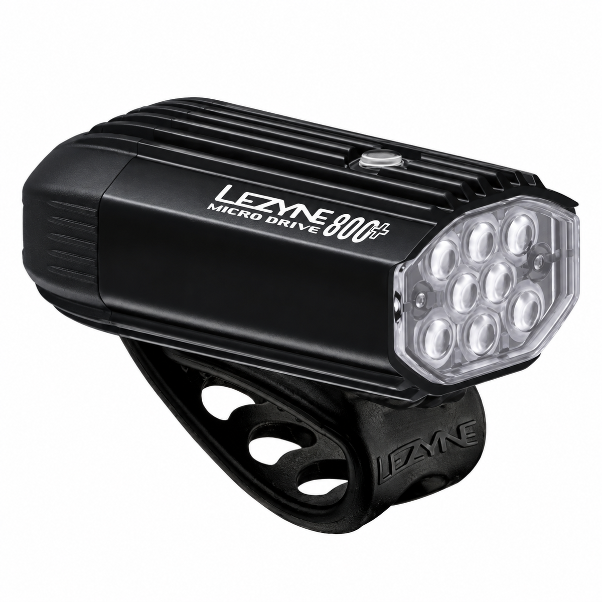 Éclairage Avant LEZYNE MICRO DRIVE 800+ Noir — vue produit sur fond blanc