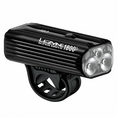 Éclairage Avant LEZYNE SUPER DRIVE 1800+ SMART Noir — vue produit sur fond blanc