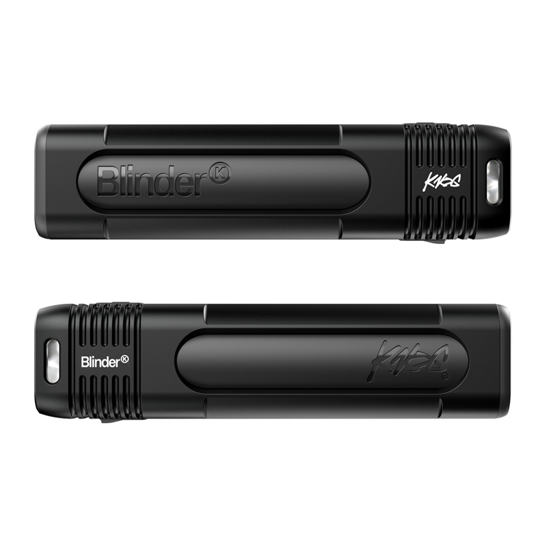 Éclairage Avant KNOG BLINDER PRO 1000 — vues du dessus et du dessous