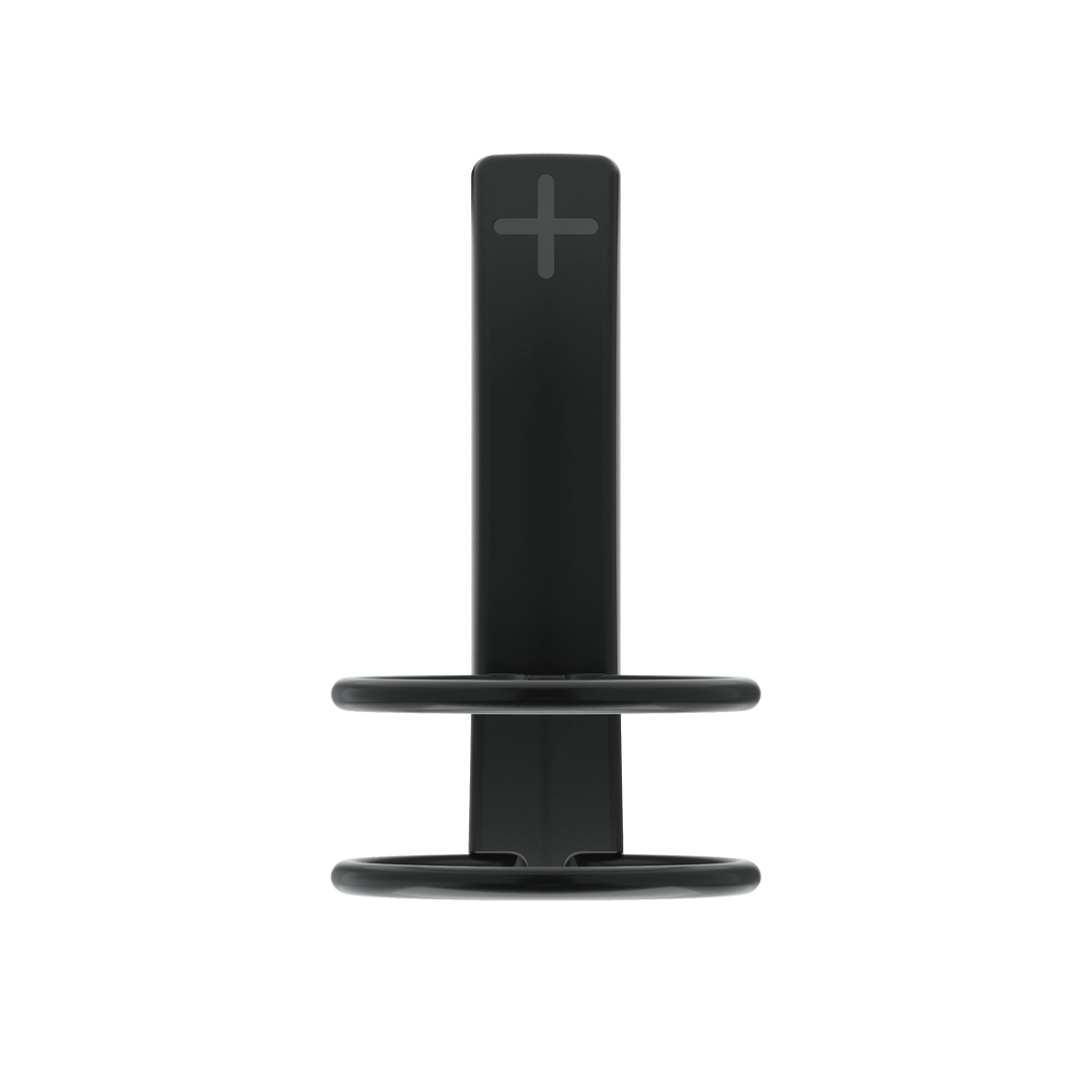 Eclairage Avant KNOG PLUS FRONT 40 Lumens Noir — connecteur USB et dos