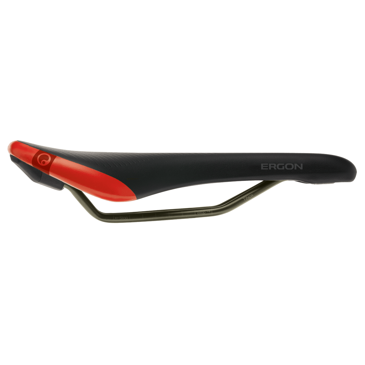 Selle ERGON SM Pro M/L Rouge Rails TiNox — vue complémentaire