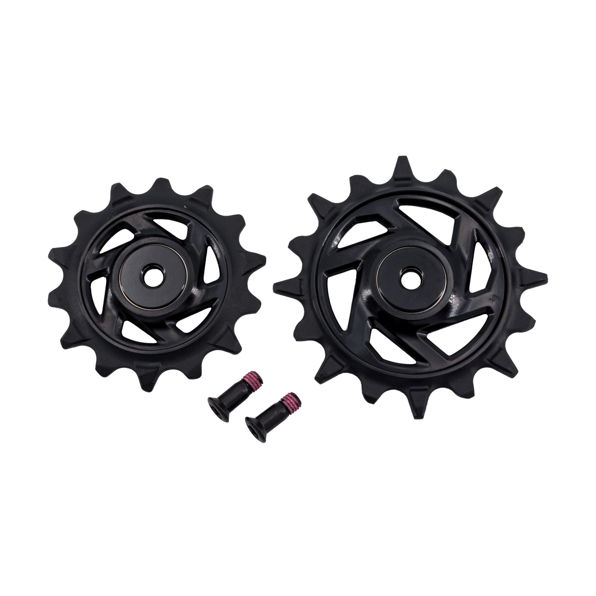 Galets de Dérailleur Arrière 12V SRAM X0/GX T-TYPE EAGLE AXS / RIVAL XPLR E1 — 11.7518.104.008 — vue complémentaire sur fond blanc