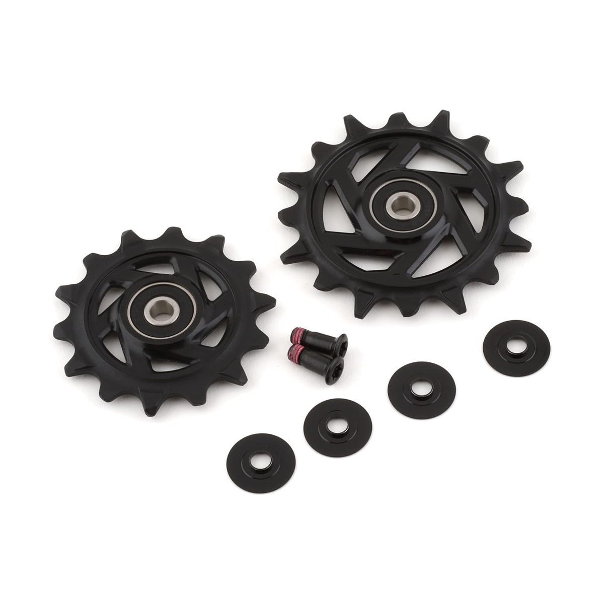 Galets de Dérailleur Arrière 12V SRAM X0/GX T-TYPE EAGLE AXS / RIVAL XPLR E1 — 11.7518.104.008 — photo de la pièce sur fond blanc
