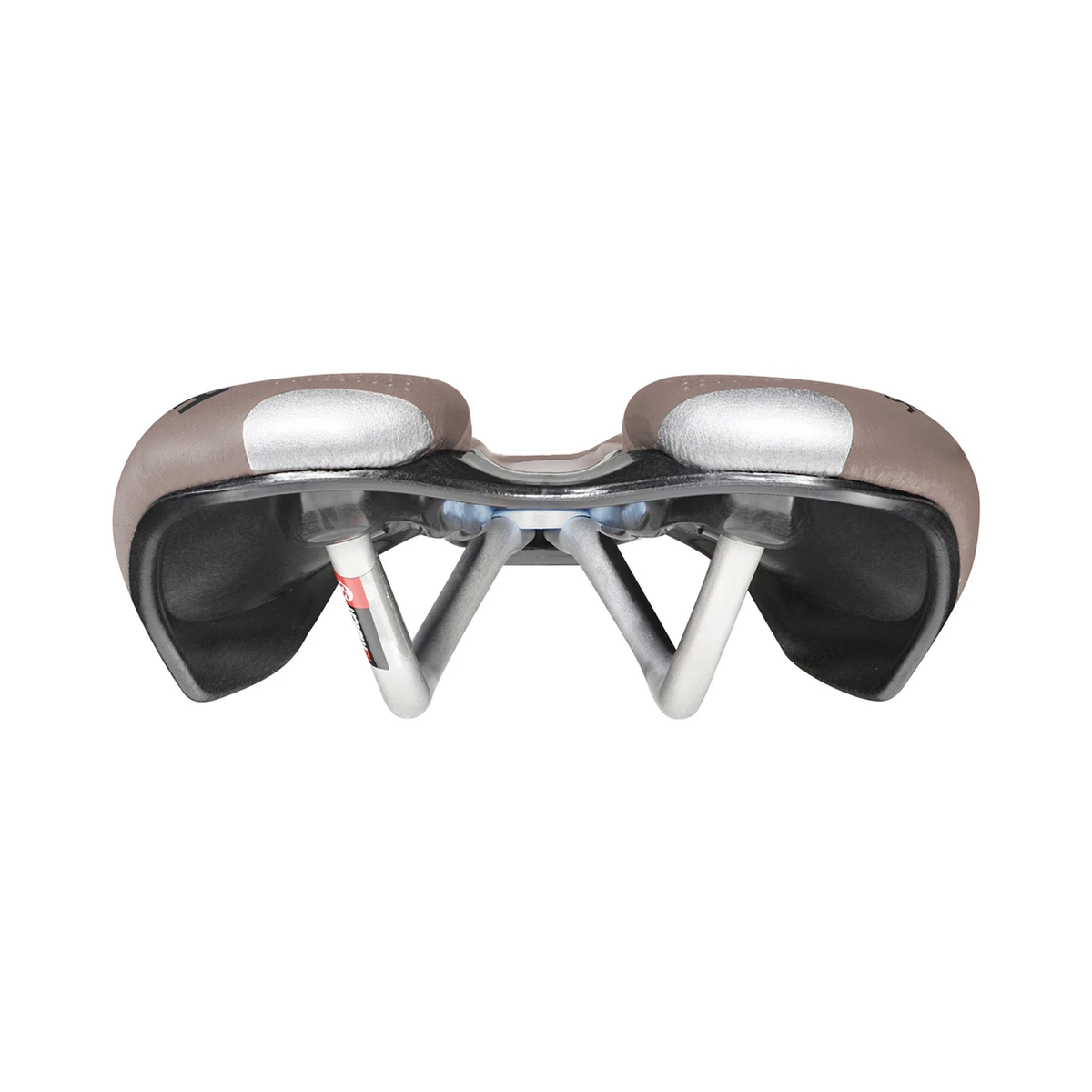Selle SELLE ITALIA SLR BOOST GRAVEL SUPERFLOW S Rails TI316 Marron — vue arrière coloris marron S3
